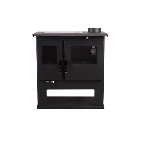 Готварска печка на твърдо гориво VERSO CS inox ceramic